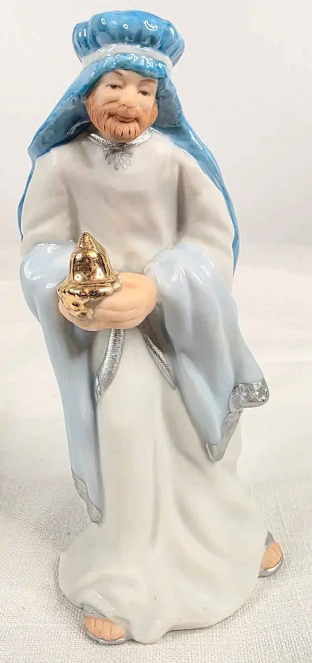 Vtg Hallmark Balthasar - The Magi Blessed Nativity Collection Ornament NOS NIB